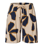Urban Casuals Linen Blend Drawstring Shorts | Desert Flower 78535-3007